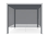 TOUGHOUT Louvre Roof Pergola Retractable Shade Blind - Charcoal Grey